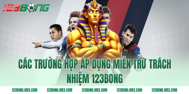 Các trường hợp áp dụng miễn trừ trách nhiệm 123BONG